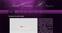 Desktop Screenshot of domainedesaintcassian.com